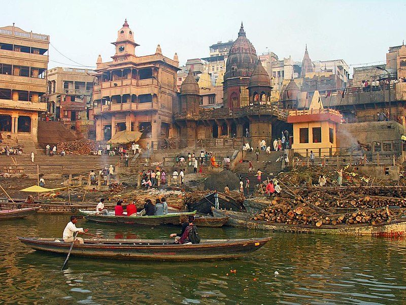 manikarnika ghat, historic and sacred spot in varanasi, offering unique cultural experiences and spiritual significance.