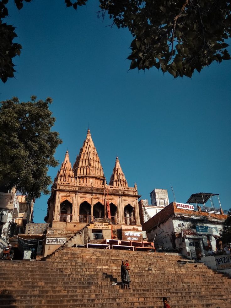 assi ghat: serene spot in varanasi for peaceful moments and scenic views.